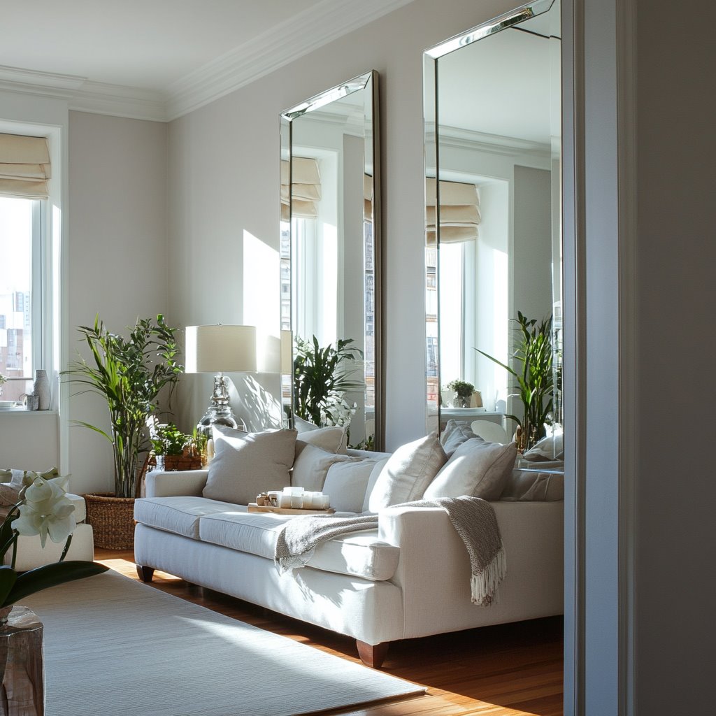 Interior Design Tip: Use mirrors to open up small spaces